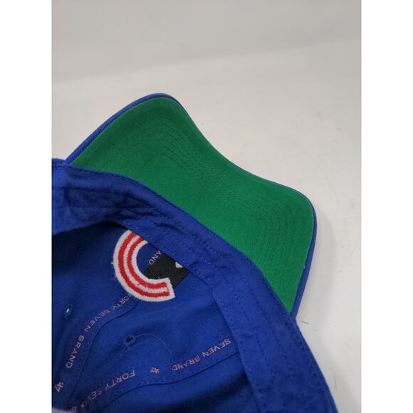 47 Brand MLB Chicago Cubs Fitted Hat Size M Blue Embroidered Logo - Picture 9 of 11